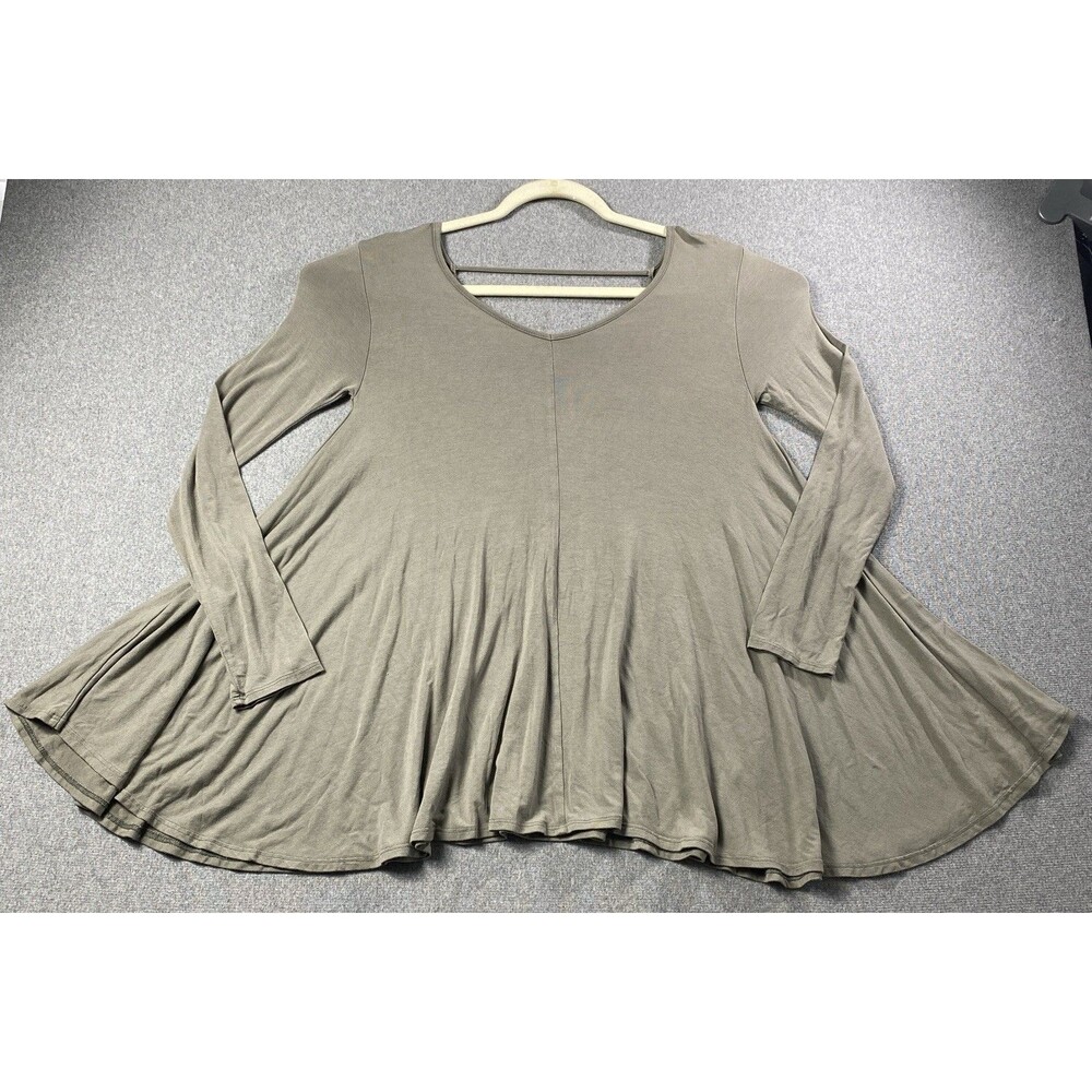 peach love california Boho Top Long Sleeves Size S  Stretch